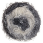 Lana Grossa Basta Mista 109 Vit/Ljusgrå/Mellangrå/Mörkgrå/Antracit