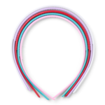 LindeHobby Hårbågar, Assorterade färger, 8 mm, 5 st