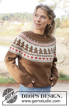262-38 Cookie Parade Sweater by DROPS Design
