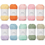 LindeHobby Cotton 8/8 - Soft Pastel Dream, 10 nystan