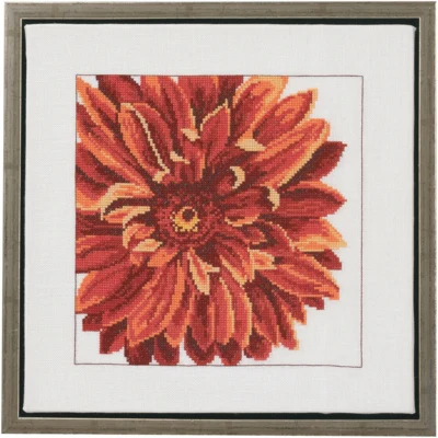 Broderikit Dahlia 30 x 30 cm