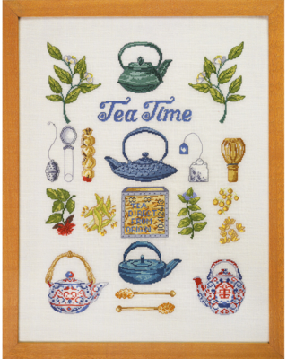 Broderikit Tea time 40 x 52 cm