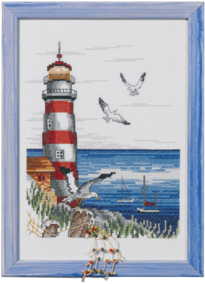 Broderikit Fyren 20 x 28 cm
