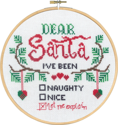Broderikit Dear Santa m/5810/20 20 Ø