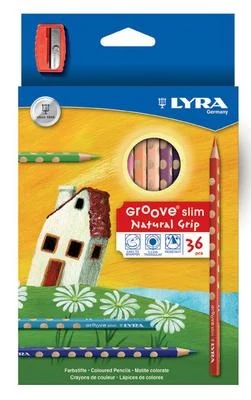 Lyra Groove Slim Färgpennor, 36 st