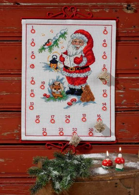 Broderikit Sjungande jultomte