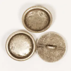 DROPS Rund Silverknapp 20 mm (nr. 529)