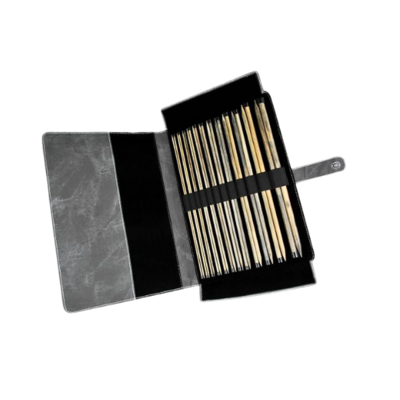 LYKKE Jumperstickor Set Driftwood, Grå, 35 cm