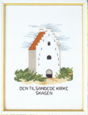 Broderikit Den Tillsandade Kyrkan 15 x 20 cm 5611